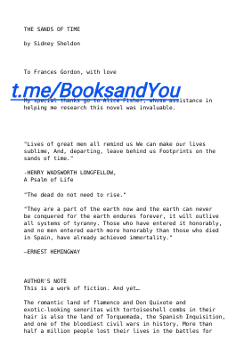 THE SANDS OF TIME, by Sydney Sheldon.pdf